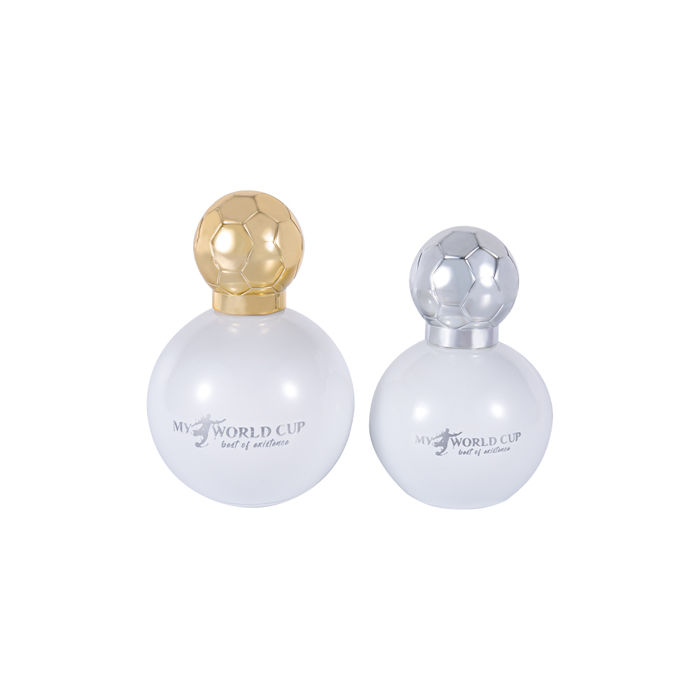 KY337-WJ2530 50ml fotbalová skleněná láhev na parfém s fotbalovým uzávěrem