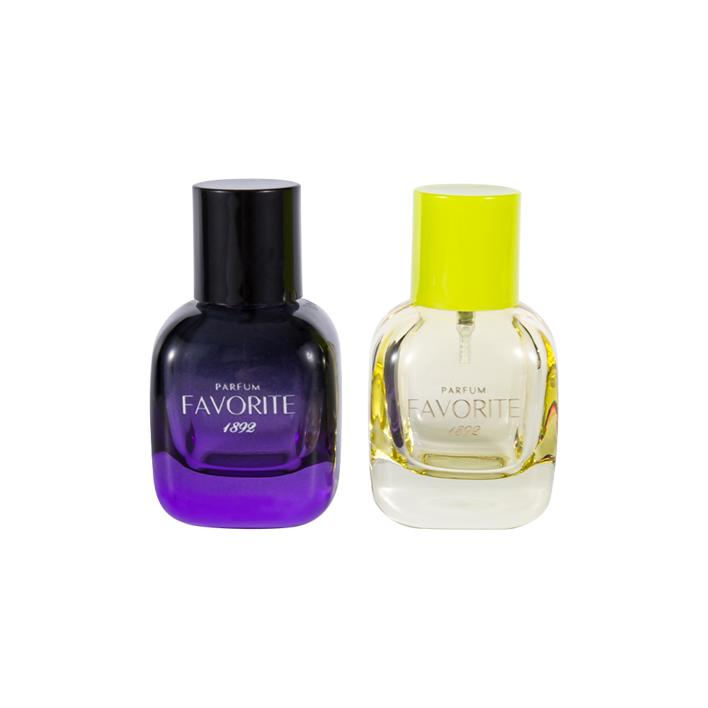GC4868-WJ2445 30ml dekorativní skleněná lahvička na parfémy s PP uzávěrem, řada s více kapacitou
