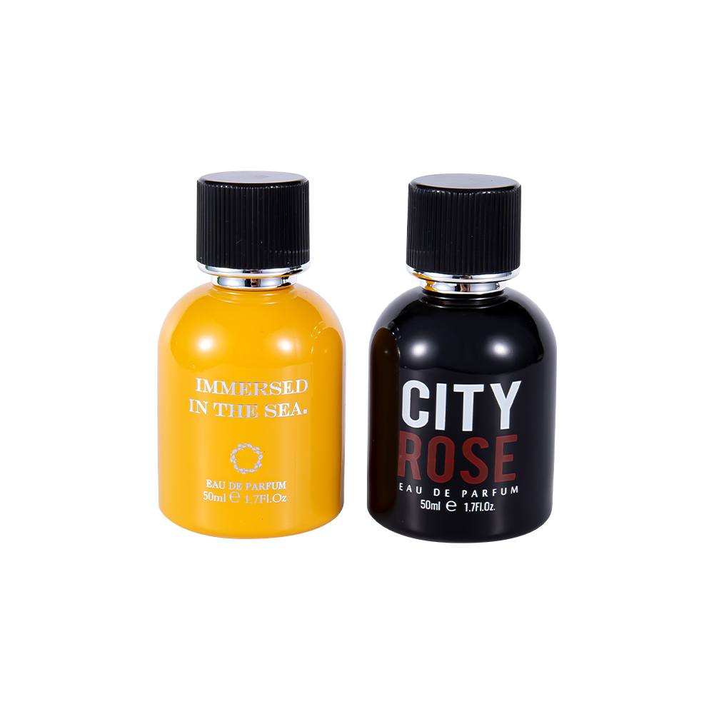 GC4464-WJ2339 50ml zbrusu nová dekorativní skleněná lahvička na parfém s černým uzávěrem parfému