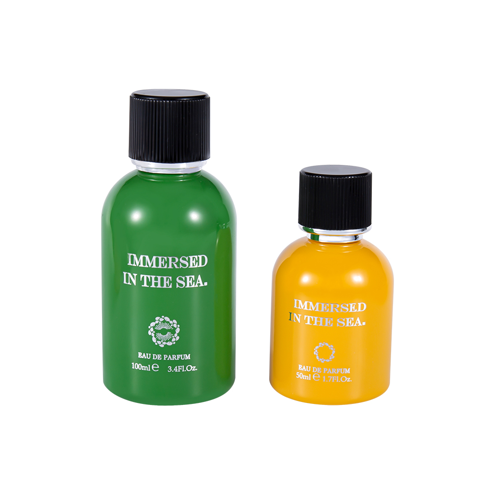 GC4463-WJ2361 100ml zbrusu nová dekorativní skleněná lahvička na parfém s černým uzávěrem na parfém